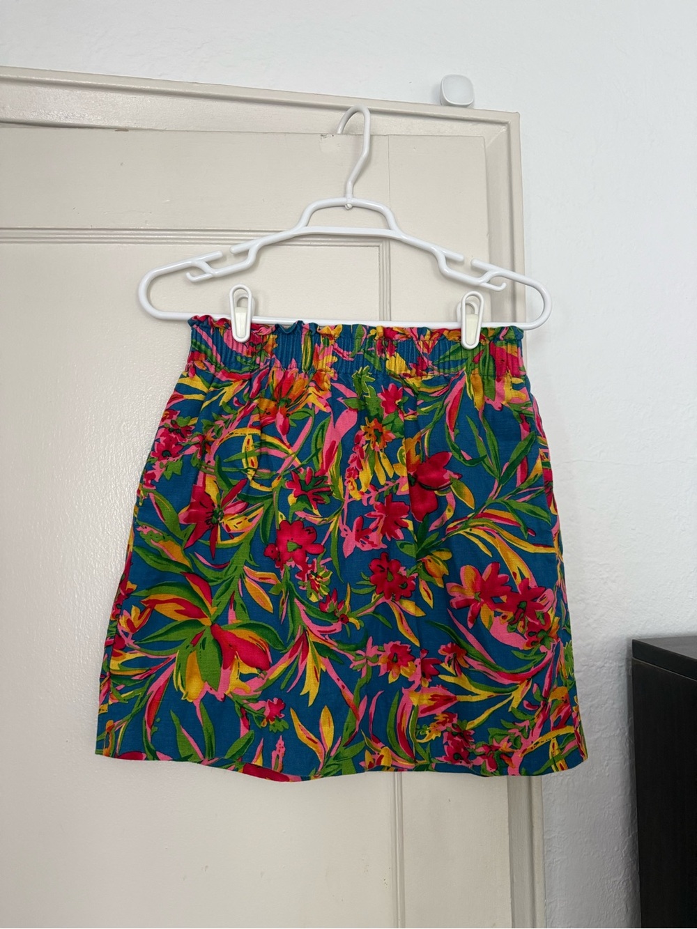 J. Crew Tropical Floral Mini Skirt